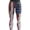 Rustic Flag CoolWick Leggings