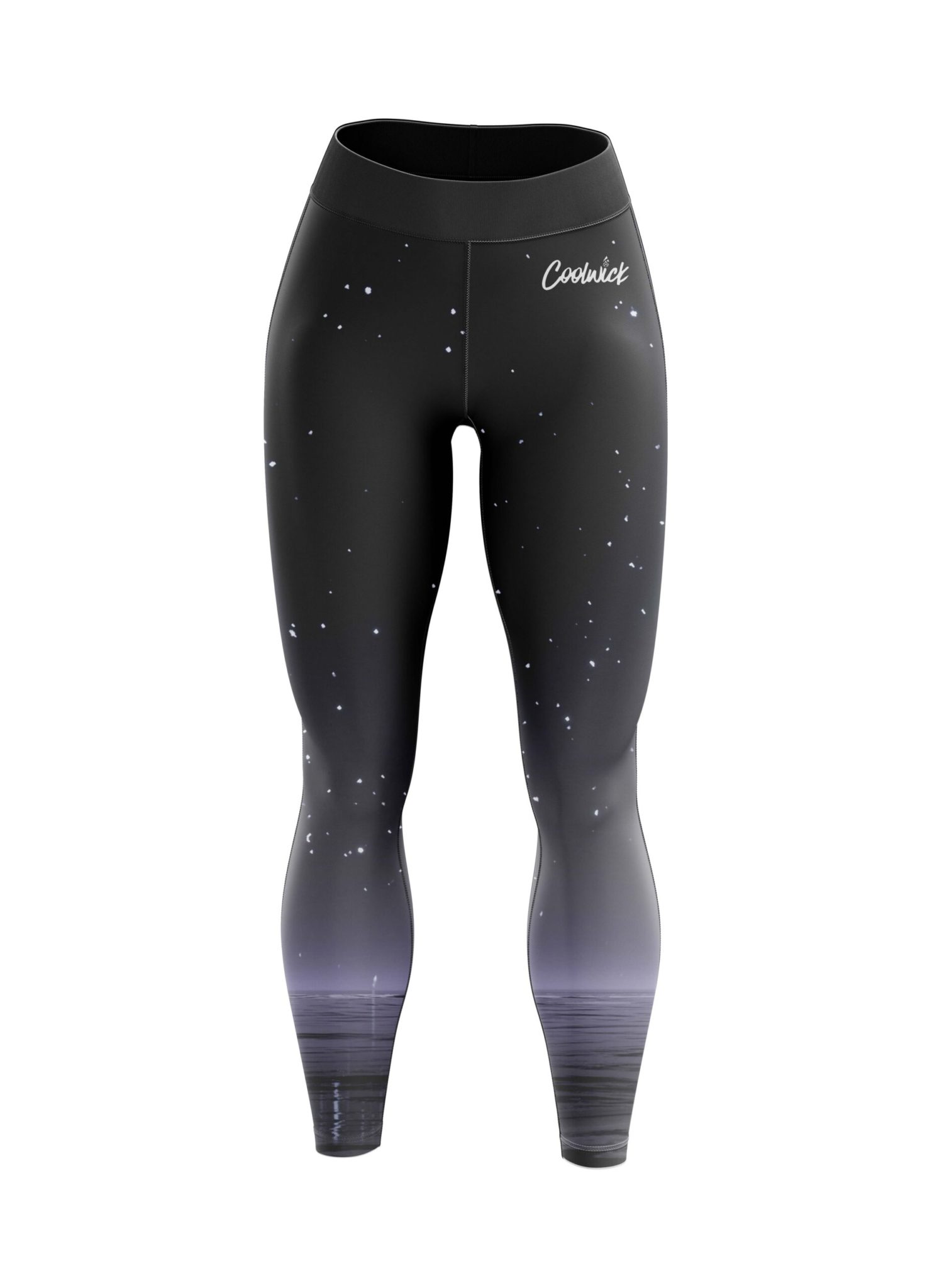 Starry Night CoolWick Leggings - Coolwick Bowling Apparel