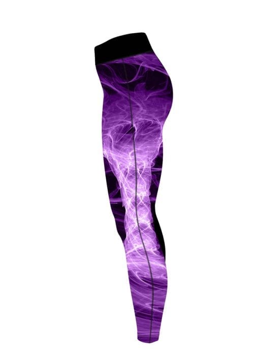Purple Electric Tornado CoolWick Leggings - Image 3