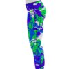 Paint Splatter Green Purple CoolWick Leggings - Image 3