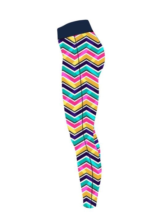 Zig Zag Around CoolWick Leggings - Image 3