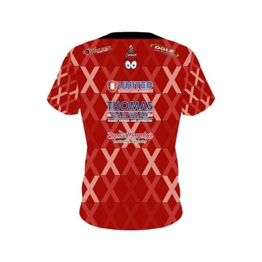Matt Ogle DV8 Red X Replica CoolWick Bowling Jersey - Image 2
