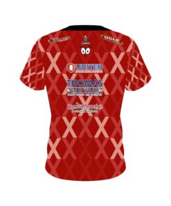 Alternative view of Matt Ogle DV8 Red X Replica CoolWick Bowling Jersey