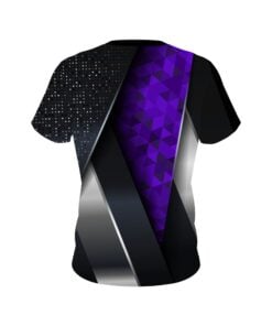 Alternative view of Plain Purple Aspirations CoolWick Bowling Jersey