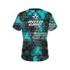 Roto Grip Teal Honeycomb CoolWick Bowling Jersey - Image 2