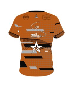Alternative view of Roto Grip Stu Williams Badass Orange CoolWick Bowling Jersey