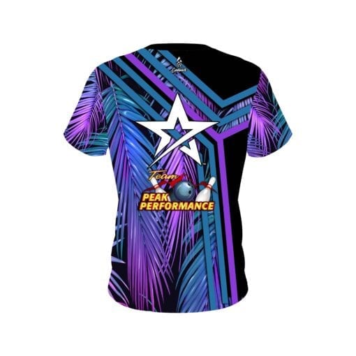 Melissa Riccardi Electric Leaves CoolWick Bowling Jersey - Image 2