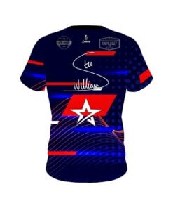 Alternative view of Roto Grip Stu Williams Red Blue CoolWick Bowling Jersey