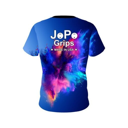 JoPo Grips Color Burst CoolWick Bowling Jersey - Image 2
