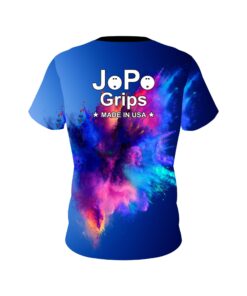 Alternative view of JoPo Grips Color Burst CoolWick Bowling Jersey