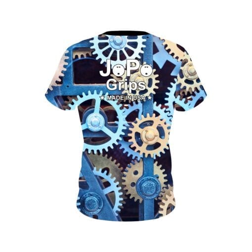 JoPo Grips Turning Gears CoolWick Bowling Jersey - Image 2
