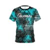 900 Global Teal Honeycomb CoolWick Bowling Jersey
