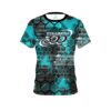 Columbia 300 Teal Honeycomb CoolWick Bowling Jersey