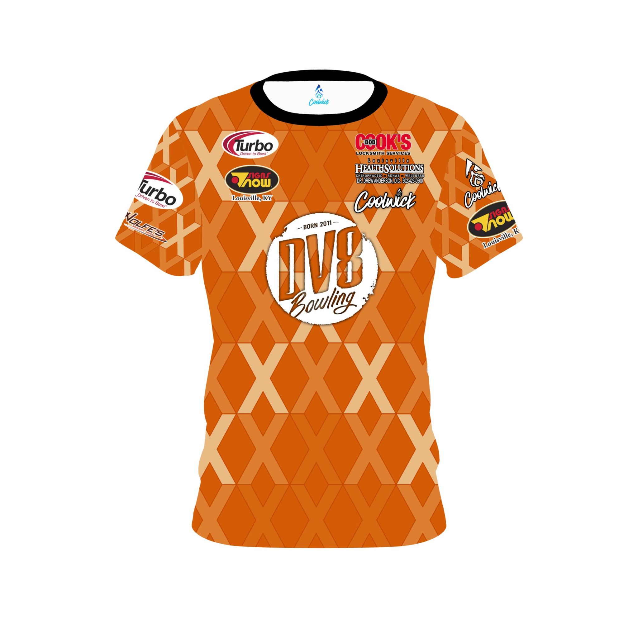 Matt Ogle DV8 Orange X Replica CoolWick Bowling Jersey