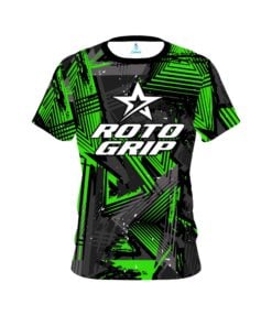 Roto Grip Green Triangles CoolWick Bowling Jersey