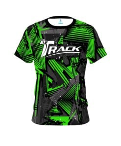 Track Green Triangles CoolWick Bowling Jersey