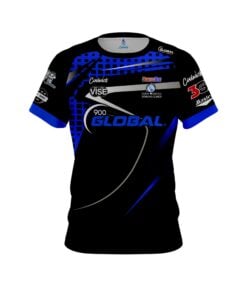 Chris Barnes Blue Slash CoolWick Bowling Jersey