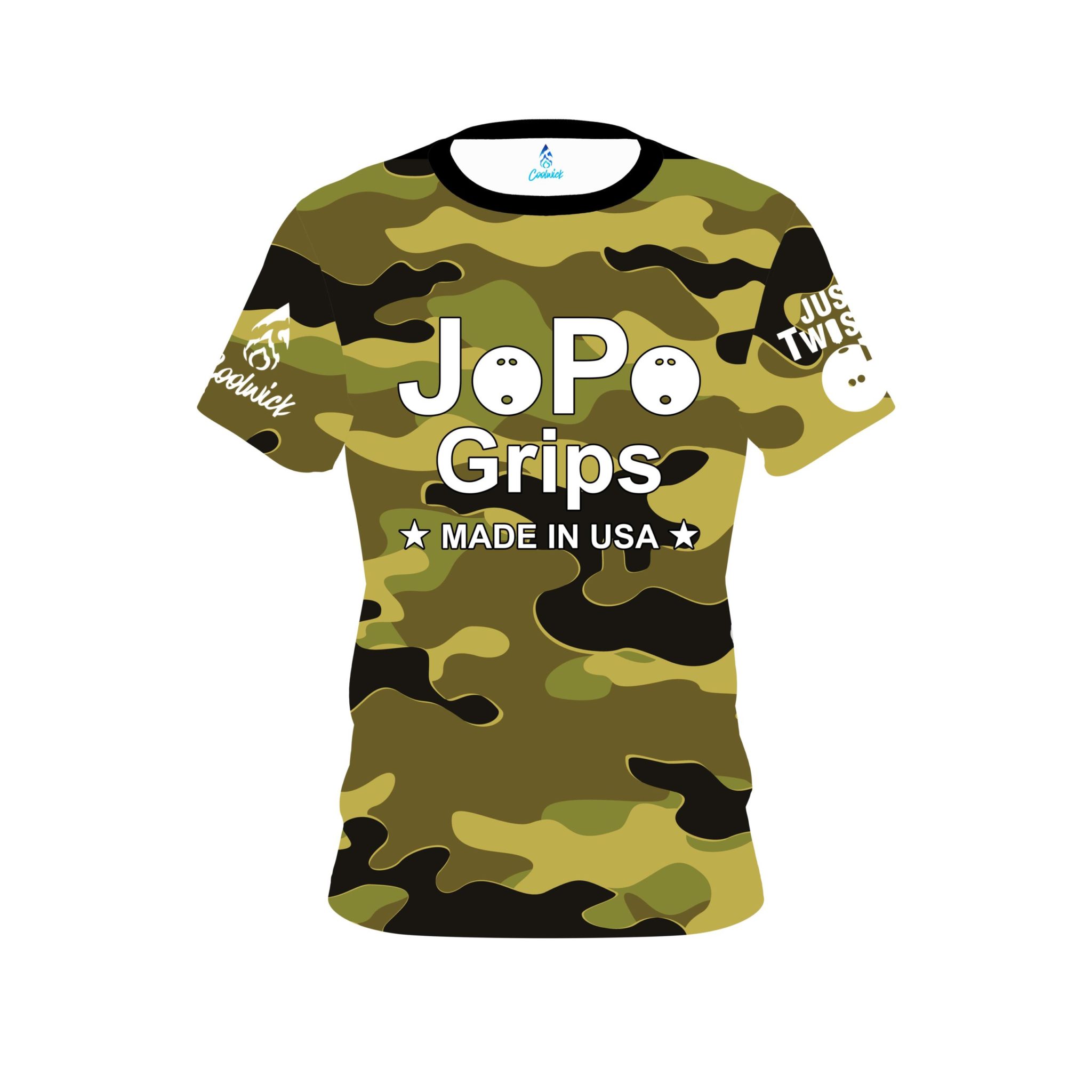 JoPo Grips Camo CoolWick Bowling Jersey