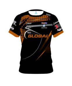 Chris Barnes Orange Slash CoolWick Bowling Jersey