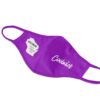 Wisconsin YBT Coolwick Purple White Dye Sublimated Mask - Image 2