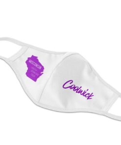 Alternative view of Wisconsin YBT Coolwick White Dye Sublimated Mask