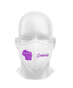 Wisconsin YBT Coolwick White Dye Sublimated Mask