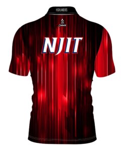 Alternative view of Custom CoolWick NJIT Red Slash Design