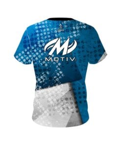 Alternative view of Motiv Blue Grungey CoolWick Bowling Jersey