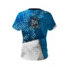 Big Bowling Blue Grungey CoolWick Bowling Jersey - Image 2