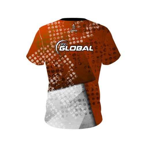 900 Global Burnt Grungey CoolWick Bowling Jersey - Image 2