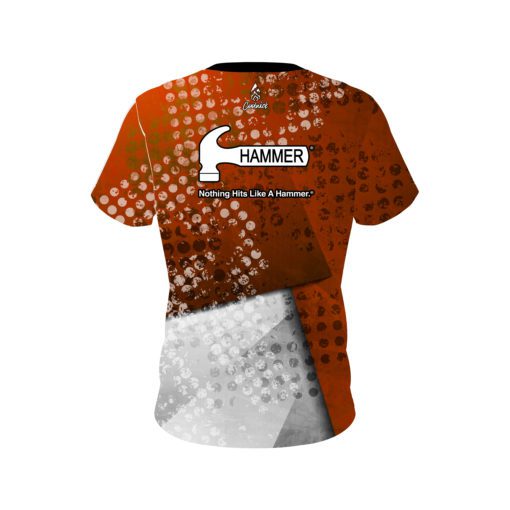 Hammer Burnt Grungey CoolWick Bowling Jersey - Image 2