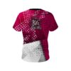 Big Bowling Magenta Grungey CoolWick Bowling Jersey - Image 2