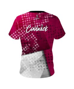 Alternative view of Signature Magenta Grungey CoolWick Bowling Jersey
