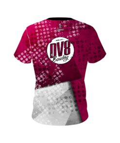 Alternative view of DV8 Magenta Grungey CoolWick Bowling Jersey
