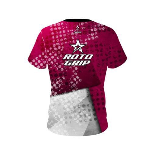 Roto Grip Magenta Grungey CoolWick Bowling Jersey - Image 2