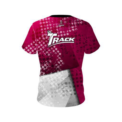 Track Magenta Grungey CoolWick Bowling Jersey - Image 2