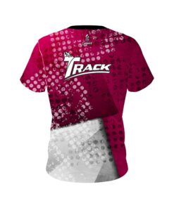Alternative view of Track Magenta Grungey CoolWick Bowling Jersey