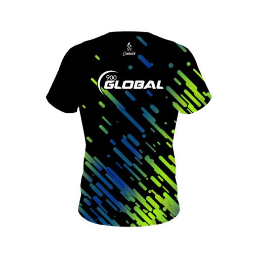 900 Global Modern Stripe CoolWick Bowling Jersey - Image 2