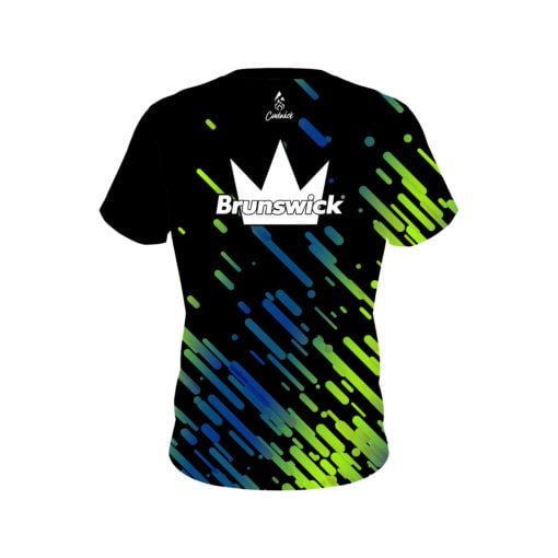 Brunswick Modern Stripe CoolWick Bowling Jersey - Image 2