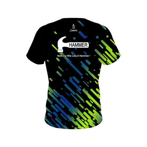 Hammer Modern Stripe CoolWick Bowling Jersey - Image 2