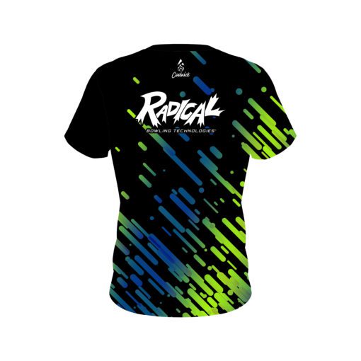 Radical Modern Stripe CoolWick Bowling Jersey - Image 2