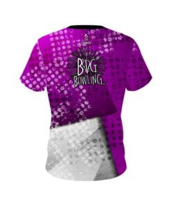 Alternative view of Big Bowling Purple Grungey CoolWick Bowling Jersey