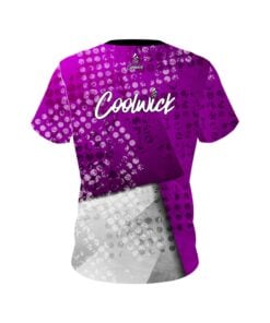 Alternative view of Signature Purple Grungey CoolWick Bowling Jersey
