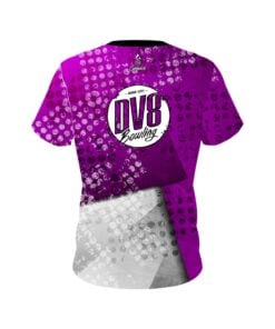 Alternative view of DV8 Purple Grungey CoolWick Bowling Jersey