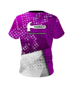 Alternative view of Hammer Purple Grungey CoolWick Bowling Jersey