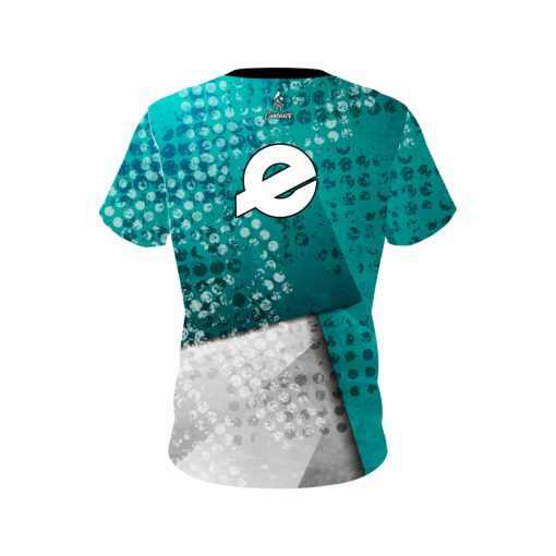 Ebonite Teal Grungey CoolWick Bowling Jersey - Image 2