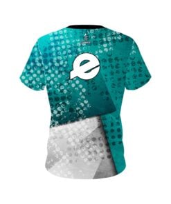 Alternative view of Ebonite Teal Grungey CoolWick Bowling Jersey