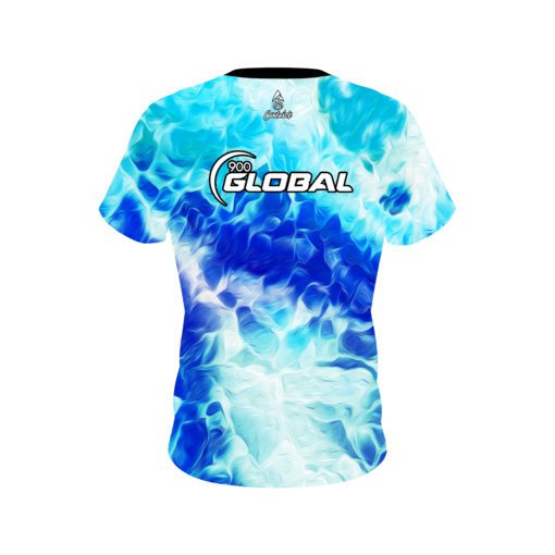 900 Global Wavey Onyx CoolWick Bowling Jersey - Image 2