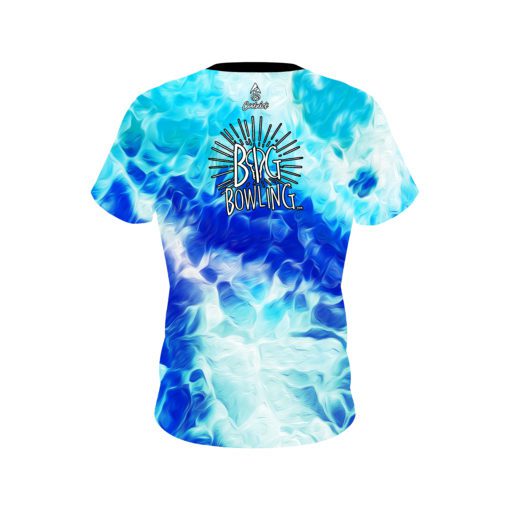 Big Bowling Wavey Onyx CoolWick Bowling Jersey - Image 2