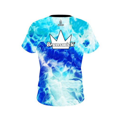 Brunswick Wavey Onyx CoolWick Bowling Jersey - Image 2